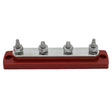 Bluewater Common Stud Busbar 4 Gang  Red