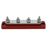 Bluewater Common Stud Busbar 4 Gang  Red