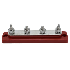 Bluewater Common Stud Busbar 4 Gang  Red