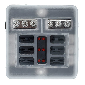 Bluewater 6 Position Fuse Block wLEDs