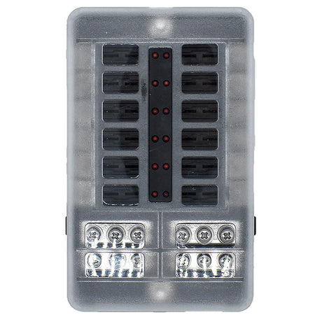 Bluewater 12 Position Fuse Block wLEDs