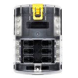 Bluewater 6 Position Fuse Block ATC wYellow Slide