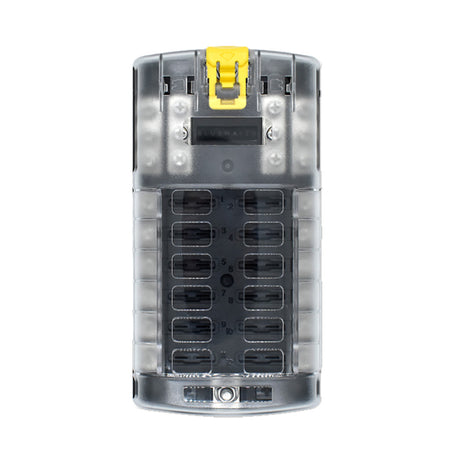 Bluewater 12 Position Fuse Block ATC wYellow Slide