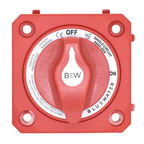 Bluewater OnOff Switch Battery Switch  Panel Mount  Red