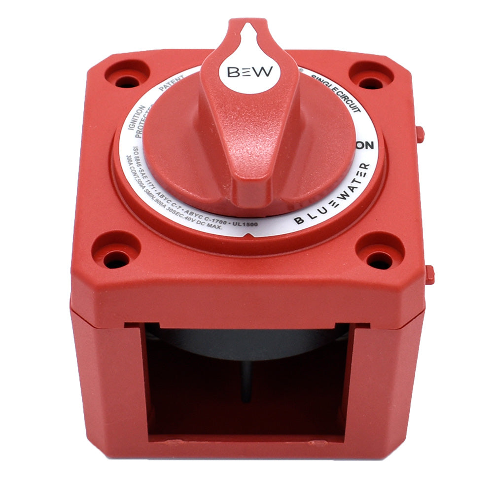 Bluewater OnOff Switch Battery Switch  Surface Mount  Red