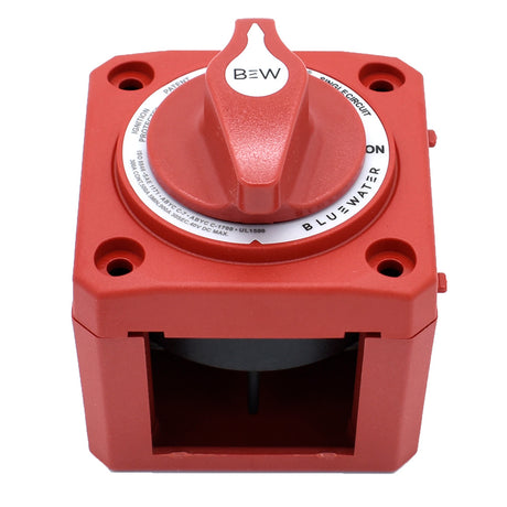 Bluewater OnOff Switch Battery Switch  Surface Mount  Red