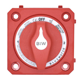 Bluewater Off12Both Battery Switch  Panel Mount  Red