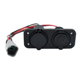 Bluewater USBUSBC  12V Combo wDeutsch  Plate