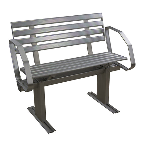 Springfield Aluminum Dock Bench wArms