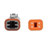 Bluewater 4 Position Female Deutsch Connector wWedge Lock