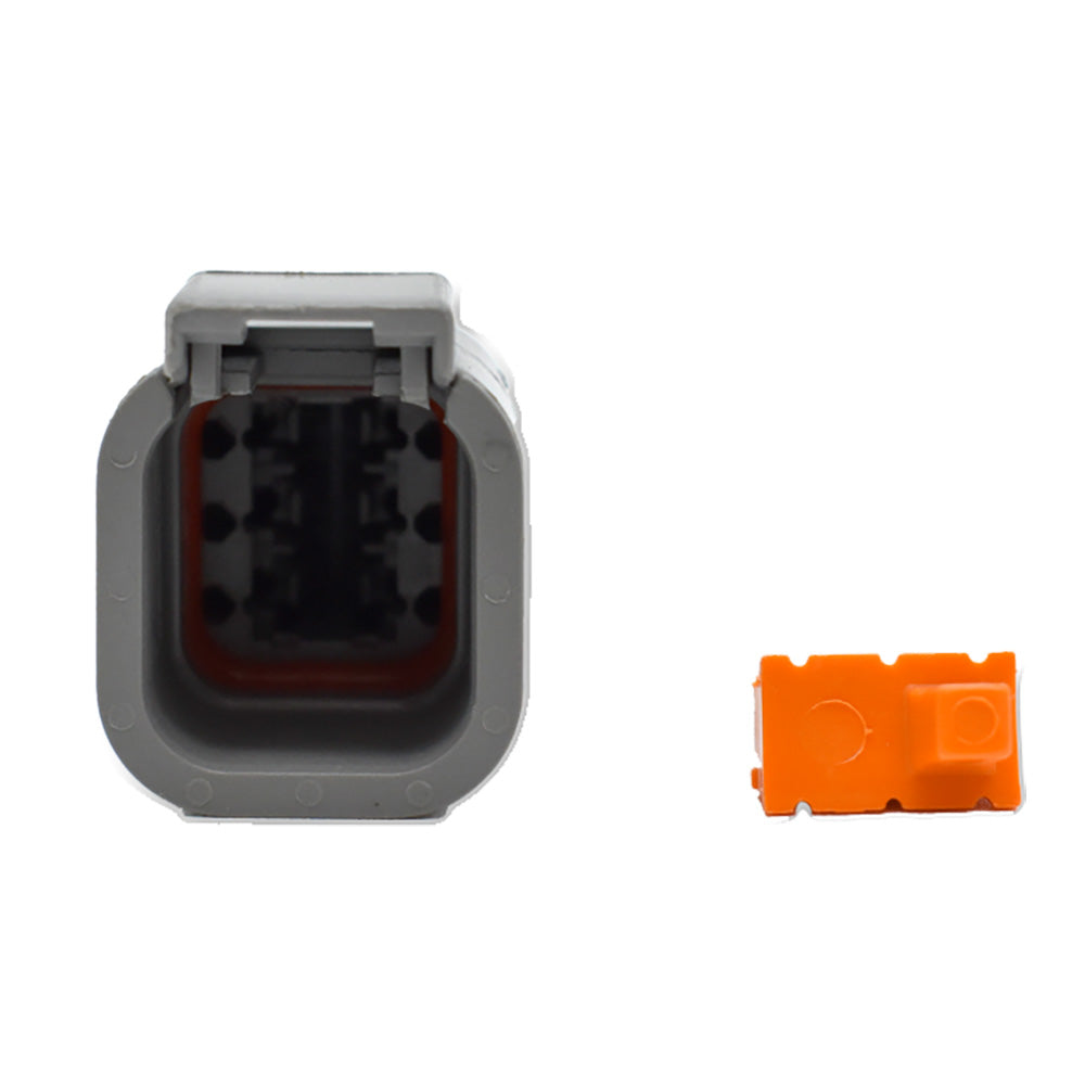 Bluewater 6 Position DTM Male Connector wWedge Lock