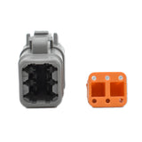 Bluewater 6 Position DTM Female Connector wWedge Lock