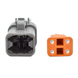 Bluewater 4 Position DTP Female Connector wWedge Lock