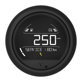 Veratron VL Digital 85 wRound Black Bezel