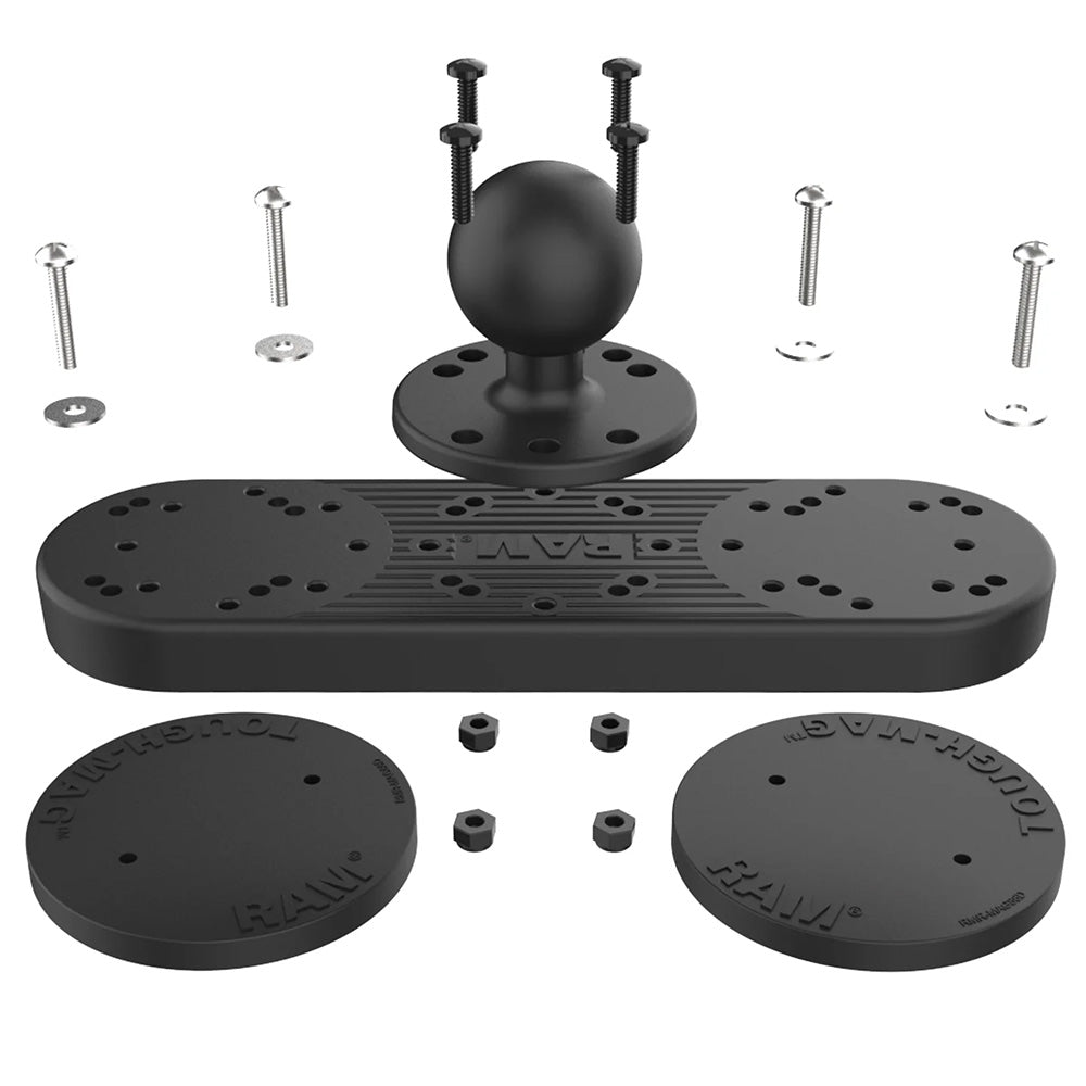 RAM Mount RAM ToughMag Double Magnetic Ball Base
