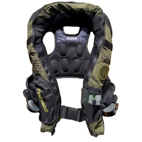 First Watch AutoManual Convertible 38G Inflatable PFD  Green