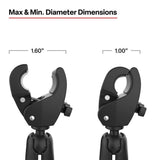 RAM Mount RAM Trolling Motor Stabilizer wToughClaw 1  16 Clamp Bases