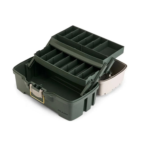 Plano TwoTray Tackle Box  GreenTan