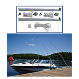 Dock Edge Supreme EZStow Mooring Whips  10  4000lbs  Up to 21
