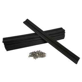 Caliber Marine Slides 15x15 Black 10Pack