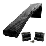 Caliber BunkWrap Kit  Black 16 x 2 x 4 Roll  4 Caps  HRDW Roll  4 Endcaps  Stainless Steel Hardware