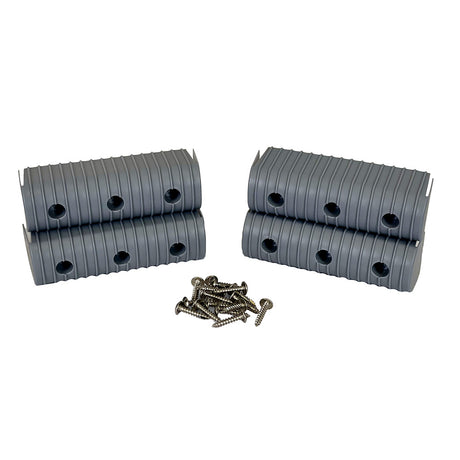 Caliber BunkWrap End Cap 2x6 Grey Accessory Kit wStainless Steel Hardware 4Pack