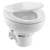 Dometic MasterFlush 7160 White Electric Macerating Toilet wOrbit Base Raw Water Flush  24V
