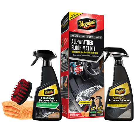 Meguiars Quik Solutions AllWeather Floor Mat Kit
