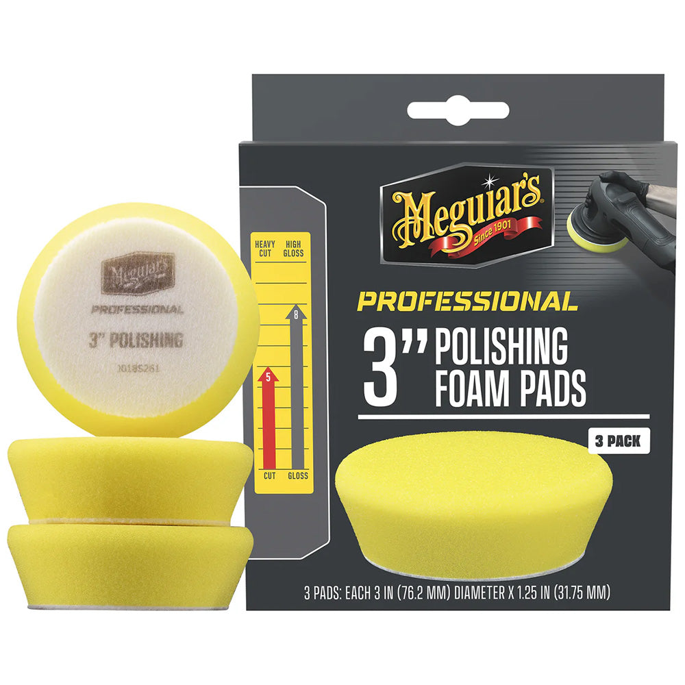 Meguiars Professional 3 Polishing Foam Pads 3Pack