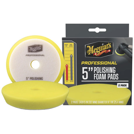 Meguiars Professional 5 Polishing Foam Pads 2Pack