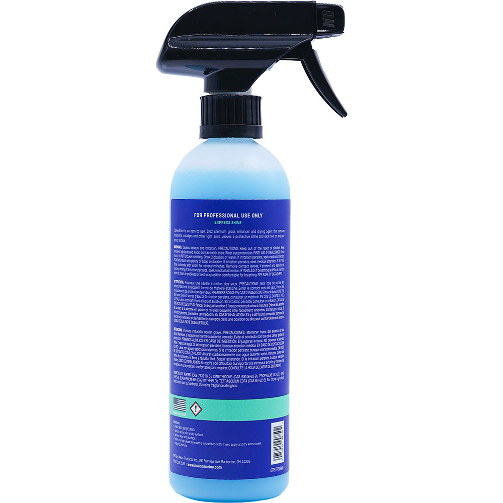 Malco Express Shine SiO2 Detail Spray  16oz