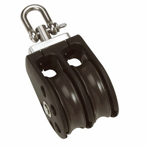 Barton Size 2 35mm Plain Bearing Pulley Block Double wSwivel