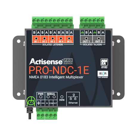 Actisense PRO NMEA 0183 Multiplexer  5 Inputs  2 ISODrive Outputs Ethernet  Serial Connections