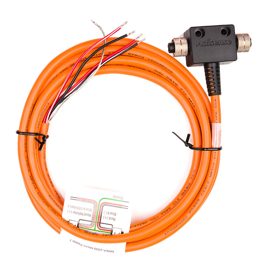 Actisense NMEA2000 Micro TPiece wFemale Connectors  3M UL Certified Cable