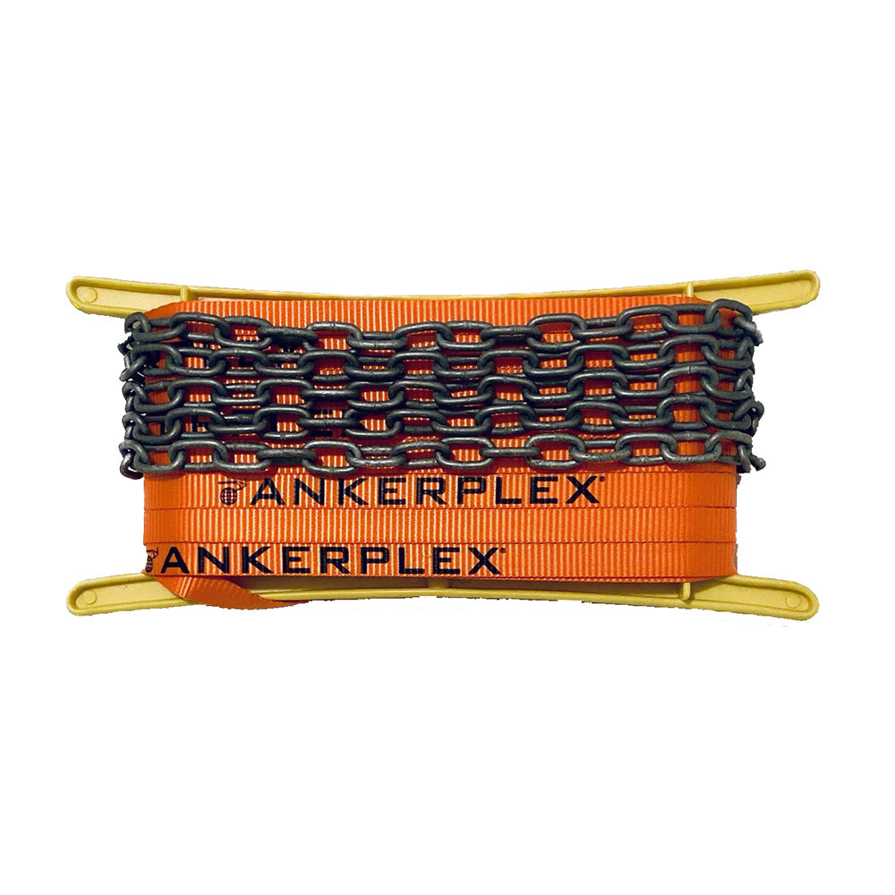 Ankerplex Flat Anchor Line wChain fVessels up to 15 75  9 Galvanized Chain on Storage Reel