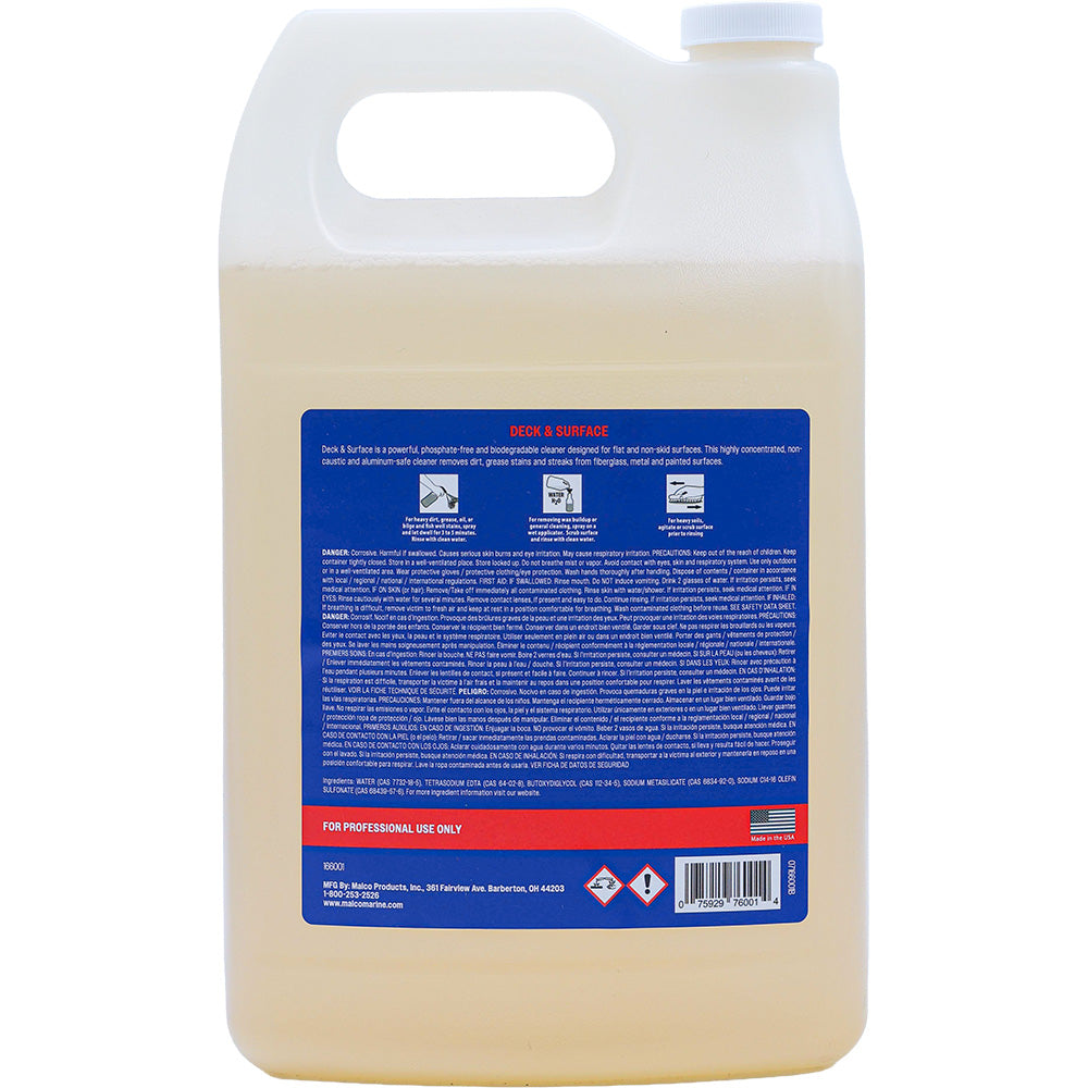 Malco Deck  Surface Spray All Purpose Cleaner  1 Gallon