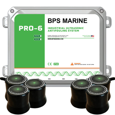 BPS Marine PRO6 6Transducer Ultrasonic Antifouling System  24VDC