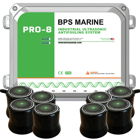 BPS Marine PRO8 8Transducer Ultrasonic Antifouling System  24VDC