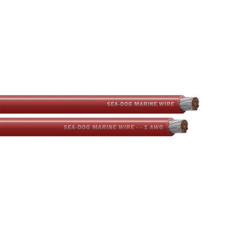 SeaDog 1 AWG Red Battery Cable  25 8001020