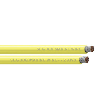 SeaDog 2 AWG Yellow Battery Cable  25 8002030