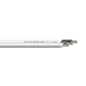 SeaDog 143 AWG Flat Triplex Wire  WhiteGreenBlack  500 8014307