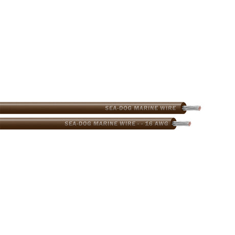 SeaDog 16 AWG Brown Primary Wire  250 8016074