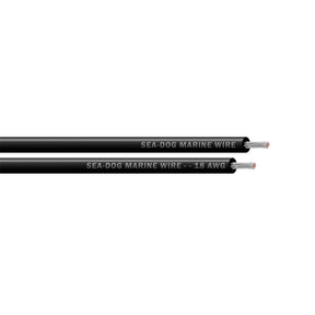 SeaDog 18 AWG Black Primary Wire  100 8018012