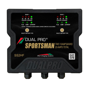 Dual Pro Sportsman Series HF Battery Charter  20 Amp  2 Bank