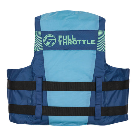 Full Throttle Adult Nylon Life Jacket  SM  BlueBlack