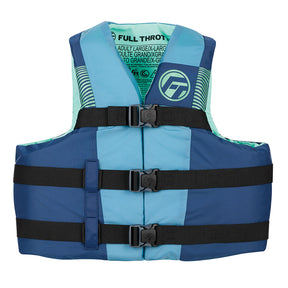 Full Throttle Adult Nylon Life Jacket  SM  BlueBlack