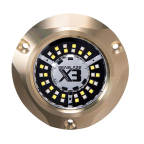 Lumitec SeaBlaze X3 LED Underwater Light  Dual Color WhiteBlue