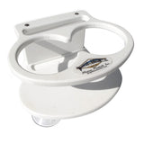 Deep Blue Marine Double Slim Can Drink Holder  Cell Phone  White DSDCELL