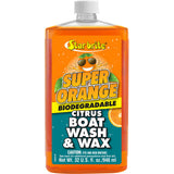 Star brite Super Orange Citrus Boat Wash  Wax  Fresh  Salt Water  32 oz 94632