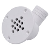 TM Marine 90Degree Cockpit Scupper Drain  White CSD92DP